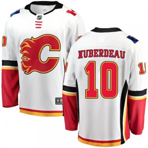 Jonathan Huberdeau Calgary Flames Fanatics Branded Breakaway Away Jersey (White)