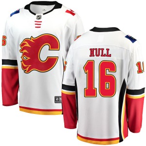 Brett Hull Calgary Flames Fanatics Branded Breakaway Away Jersey (White)