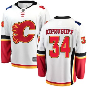 Miikka Kiprusoff Calgary Flames Fanatics Branded Breakaway Away Jersey (White)