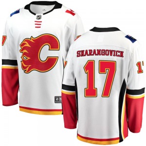 Yegor Sharangovich Calgary Flames Fanatics Branded Breakaway Away Jersey (White)