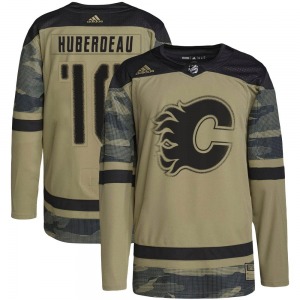 Jonathan Huberdeau Calgary Flames Adidas Authentic Military Appreciation Practice Jersey (Camo)