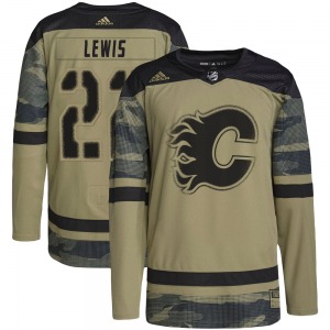 Trevor Lewis Calgary Flames Adidas Authentic Military Appreciation Practice Jersey (Camo)