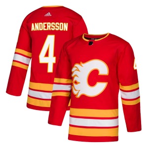 Rasmus Andersson Calgary Flames Adidas Youth Authentic Alternate Jersey (Red)