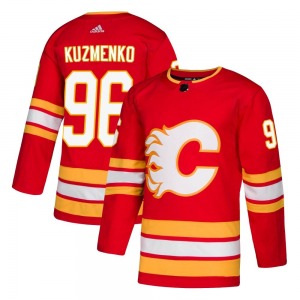 Andrei Kuzmenko Calgary Flames Adidas Youth Authentic Alternate Jersey (Red)