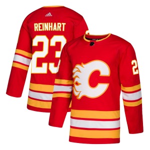 Paul Reinhart Calgary Flames Adidas Youth Authentic Alternate Jersey (Red)