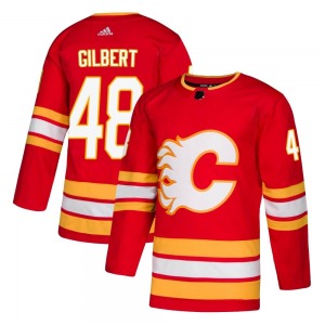 Dennis Gilbert Calgary Flames Adidas Authentic Alternate Jersey (Red)