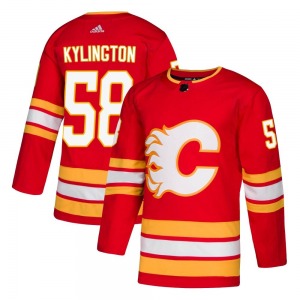 Oliver Kylington Calgary Flames Adidas Authentic Alternate Jersey (Red)