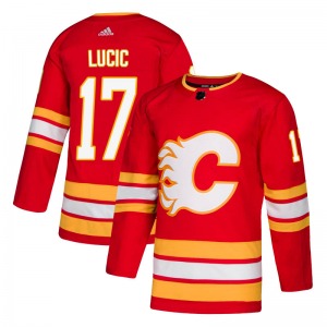 Milan Lucic Calgary Flames Adidas Authentic Alternate Jersey (Red)